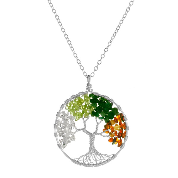 Four Seasons Tree of Life Necklace
