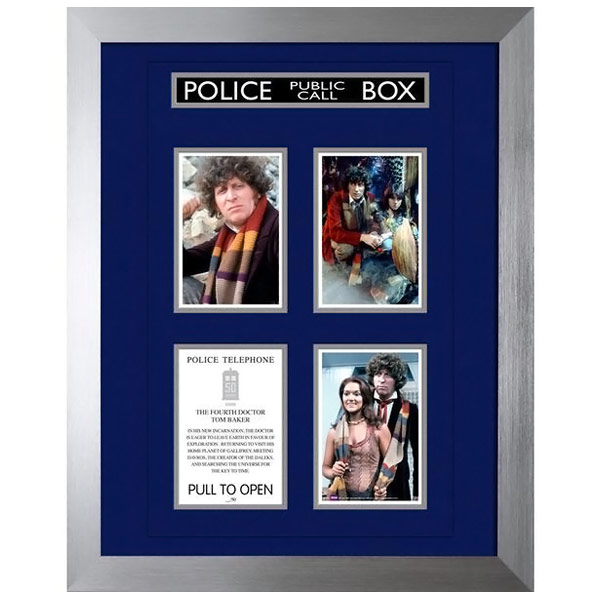 Fourth Doctor 50th Anniversary Deluxe Framed Print