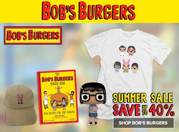 Fox Shop Bob's Burgers Summer Sale