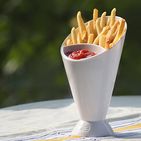 Image result for french fry holder with ketchup cup