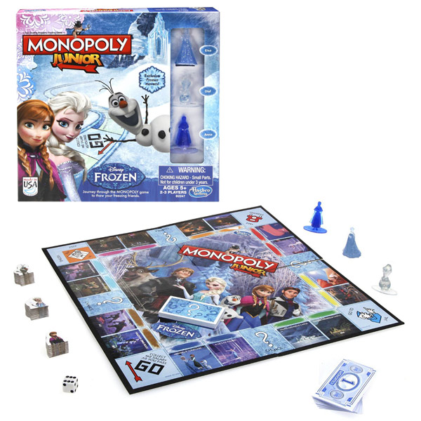 Frozen Edition Monopoly Junior Game