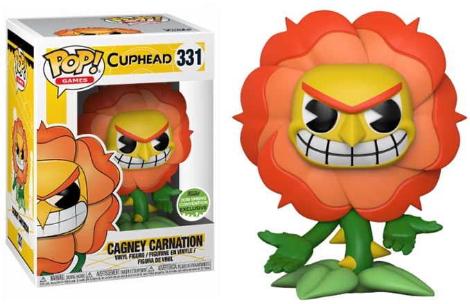 Funko POP! Cuphead Cagney Carnation