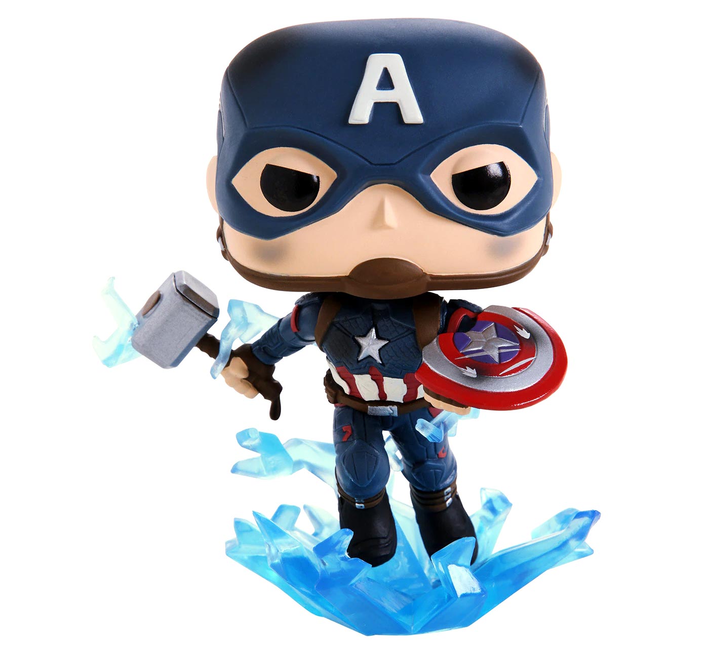 Funko Pop! Avengers: Endgame Captain America Mjolnir Figure