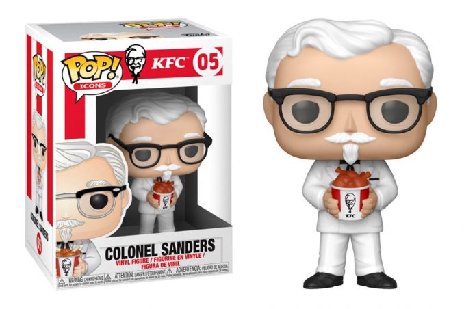 Funko Pop Icons KFC Colonel Sanders Figure