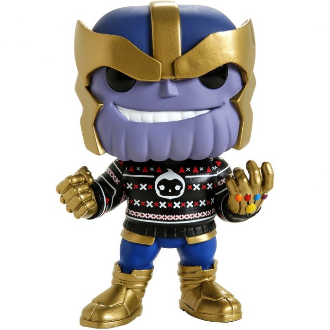Funko Pop Marvel Thanos Holiday Sweater Figure