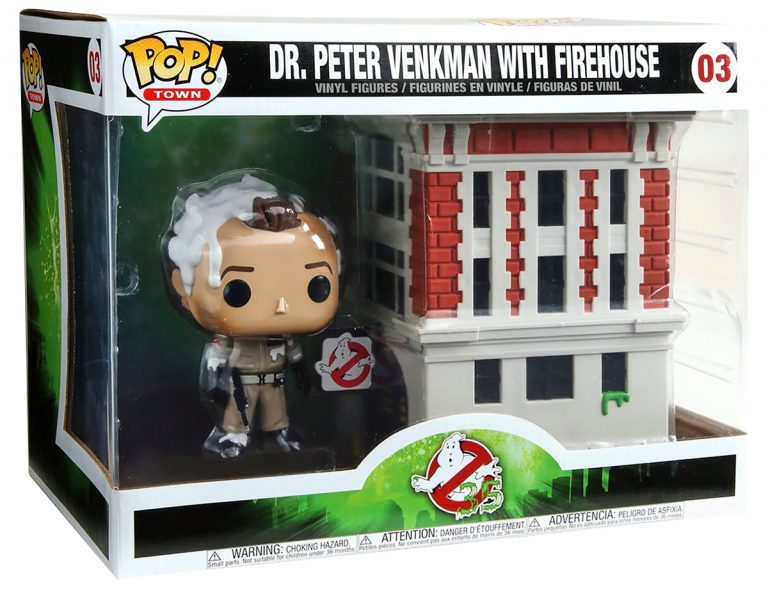 Funko Pop Town Ghostbusters Venkman With Firehouse