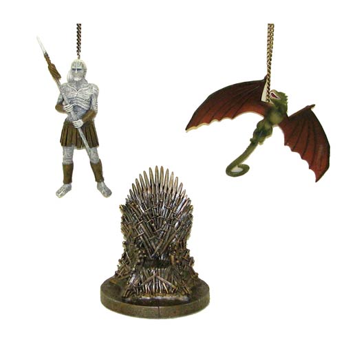 Game of Thrones 4 14-Inch Figural Ornament Set