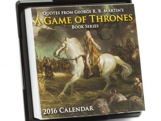 Game of Thrones Book Series 2016 Desk Calendar