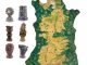 Game of Thrones Carved Map Marker Set with Map of Westeros