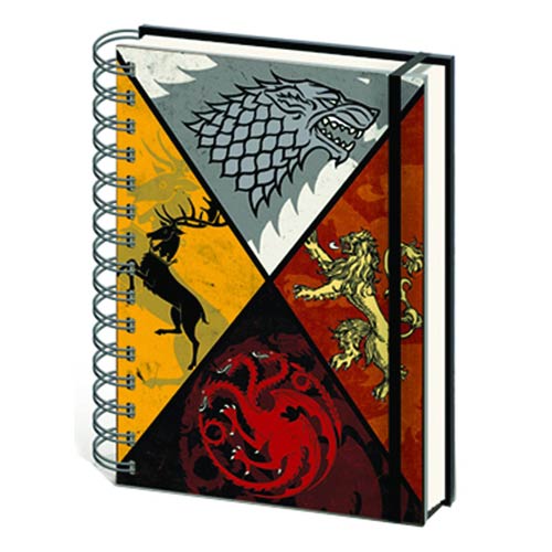 Game of Thrones House Crests Notebook