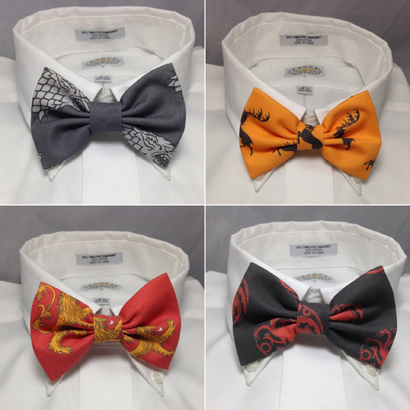 Game of Thrones House Sigil Bow Ties