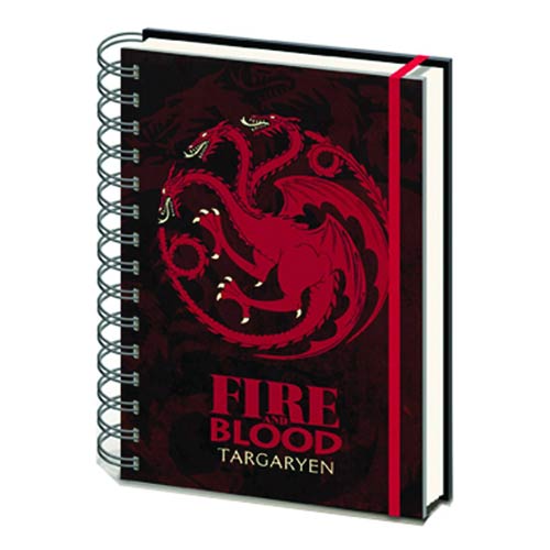 Game of Thrones House Targaryen Notebook