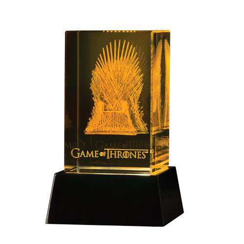 Game of Thrones Iron Throne 3D Crystal Replica
