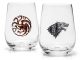 Game of Thrones Stemless Wine Glass Set of 4