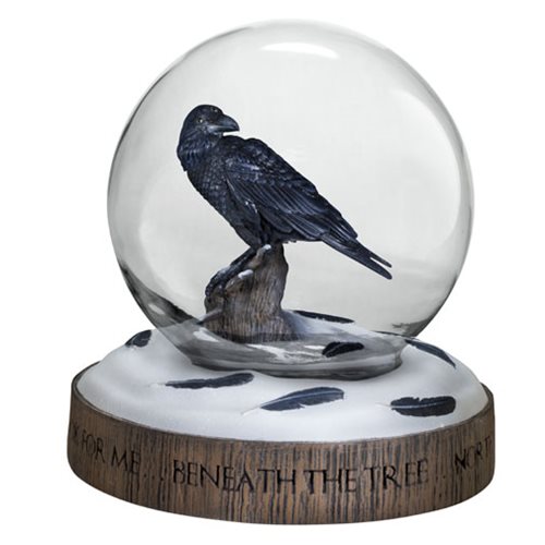Game of Thrones Three-Eyed Raven Snow Globe