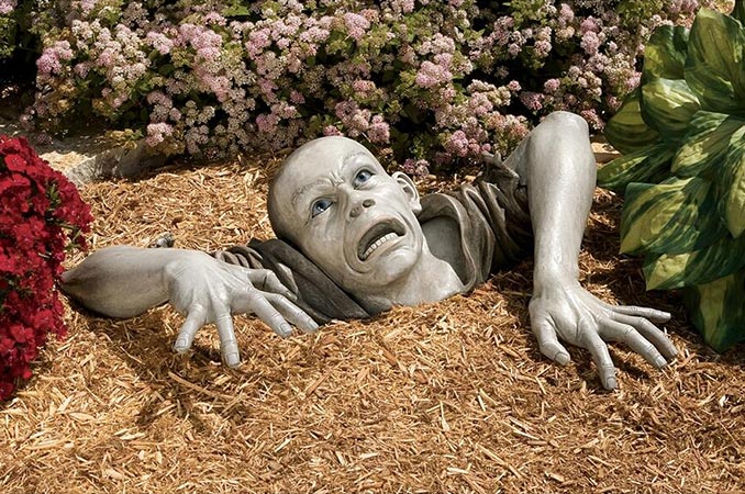 Garden Zombie Statue