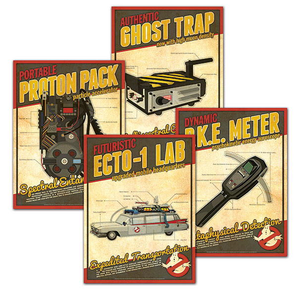 Ghostbusters Poster Set