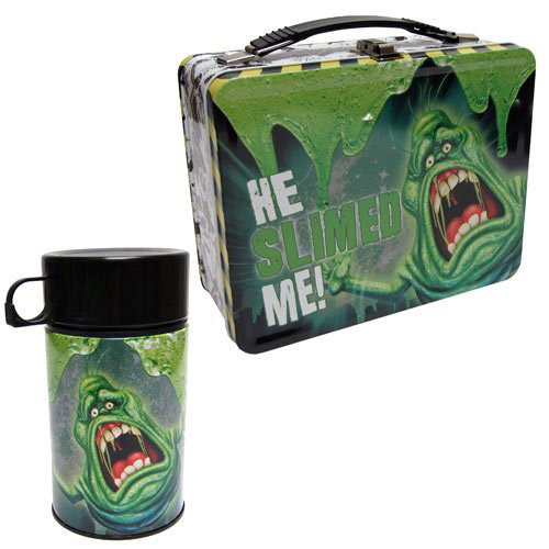 Ghostbusters Slimer Retro Style Metal Lunch Box