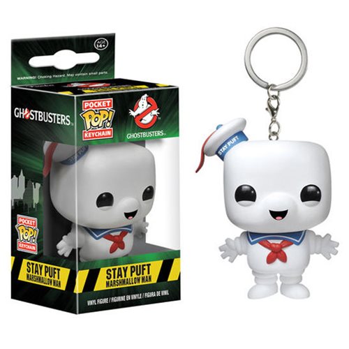 Ghostbusters Stay Puft Marshmallow Man Pocket Pop! Key Chain