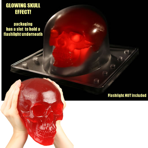 Giant Glowing Gummy Skull