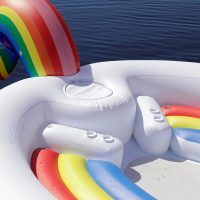 Giant Party Island Unicorn Float Cup Holders