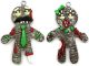 Gingerbread Zombie Christmas Ornaments