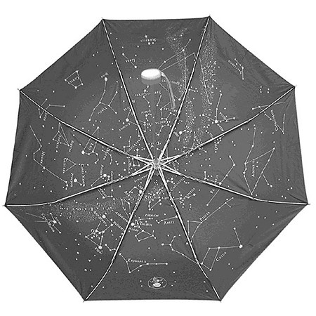 Glow-in-the-Dark Planisphere Folding Umbrella