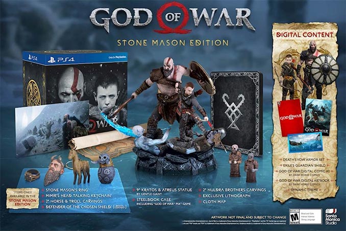 God of War Stone Mason Edition