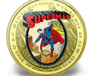 Gold Canadian Superman Coin