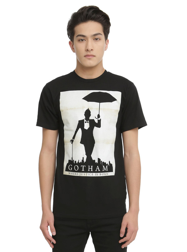 Gotham Oswald Justice Silhouette T-Shirt