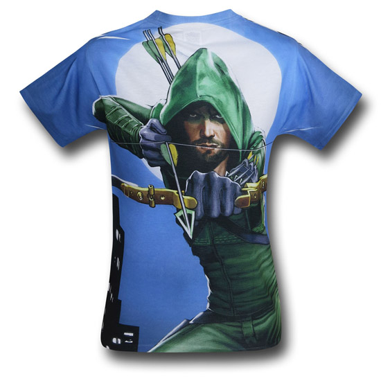 Green Arrow Nightwatch Sublimated T-Shirt back