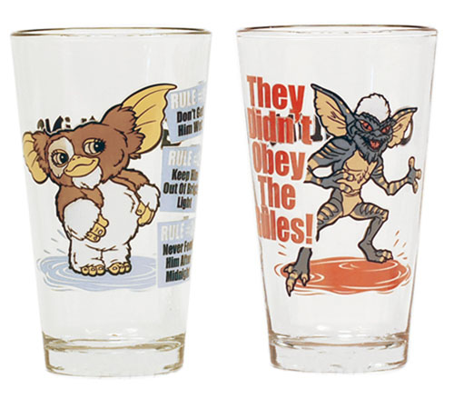 Gremlins Obey the Rules Pint Glass Set