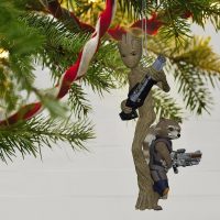 Groot and Rocket Hallmark Christmas Ornament