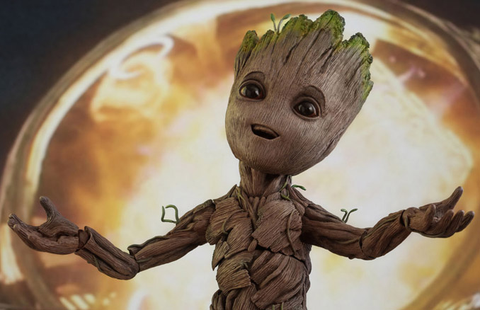 Baby groot Model Guardians of the Galaxy
