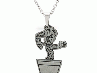 Guardians of the Galaxy Dancing Baby Groot Pendant Necklace