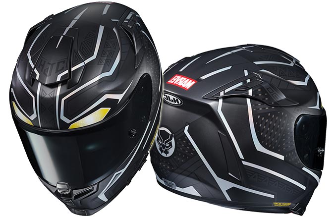 Marvel Black Panther Motorcycle Helmet