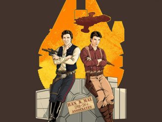 Han Solo and Captain Malcolm Reynolds Partners in Crime T-Shirt