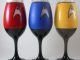 Hand Painted Star Trek Wine Glasses