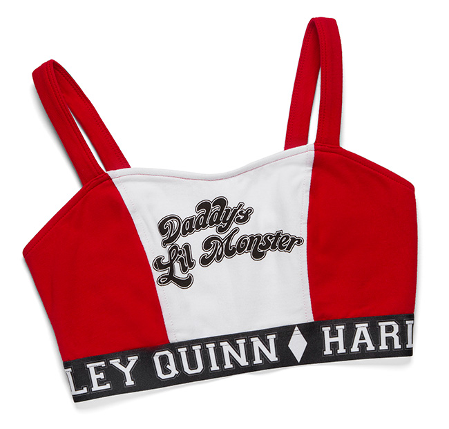 Harley Quinn Caged-Back Sports Bra