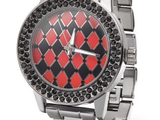 Harley Quinn Checkered Print Watch