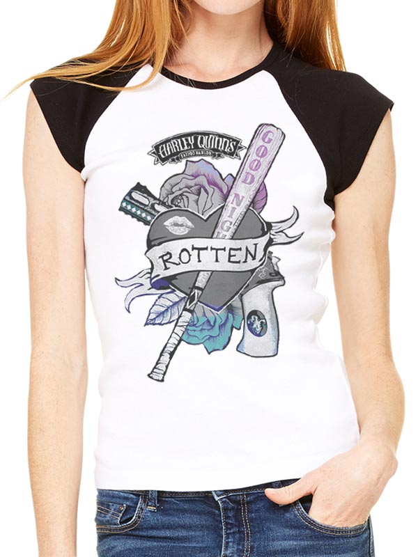 Harley Quinn Rotten Love Ladies T-Shirt