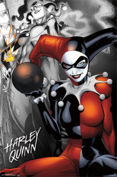Harley Quinn The Bomb Art Print Poster