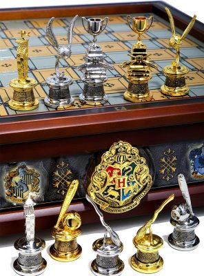 Harry Potter Hogwarts Houses Quidditch Chess Set