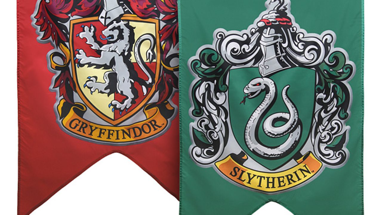 Harry Potter House Banner Flag Gryffindor Slytherin Ravenclaw Hufflepuff  gifts