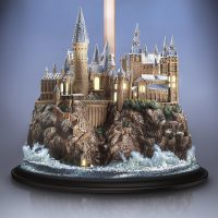 Harry Potter Illuminated Hogwarts Castle Lamp Detail