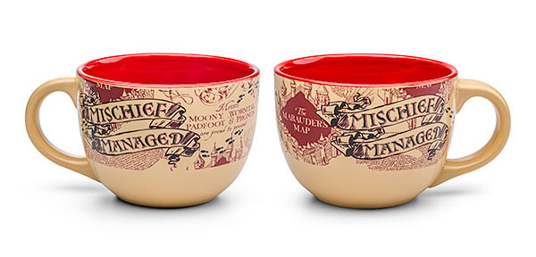 Harry Potter Mischief Managed Ceramic Soup Mugs
