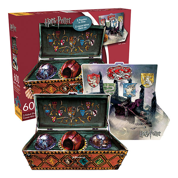 Harry Potter Quidditch Set 2-Sided Shaped Puzzle