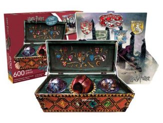 Harry Potter Quidditch Set 600-Piece 2-Sided Puzzle