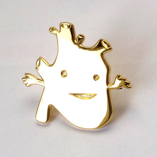 Heart of Gold Pin