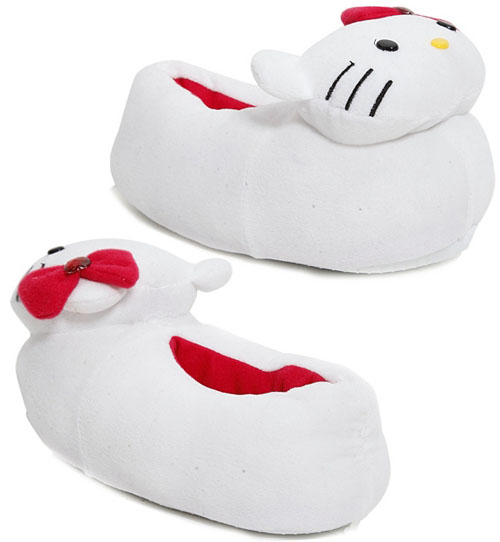 Hello Kitty Plush Slippers